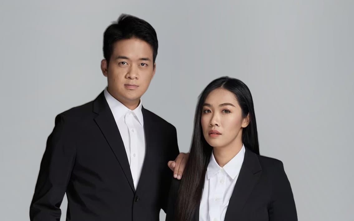 Ruksachai Thanawangnoi and Pankamol Luthong at MJ & Co